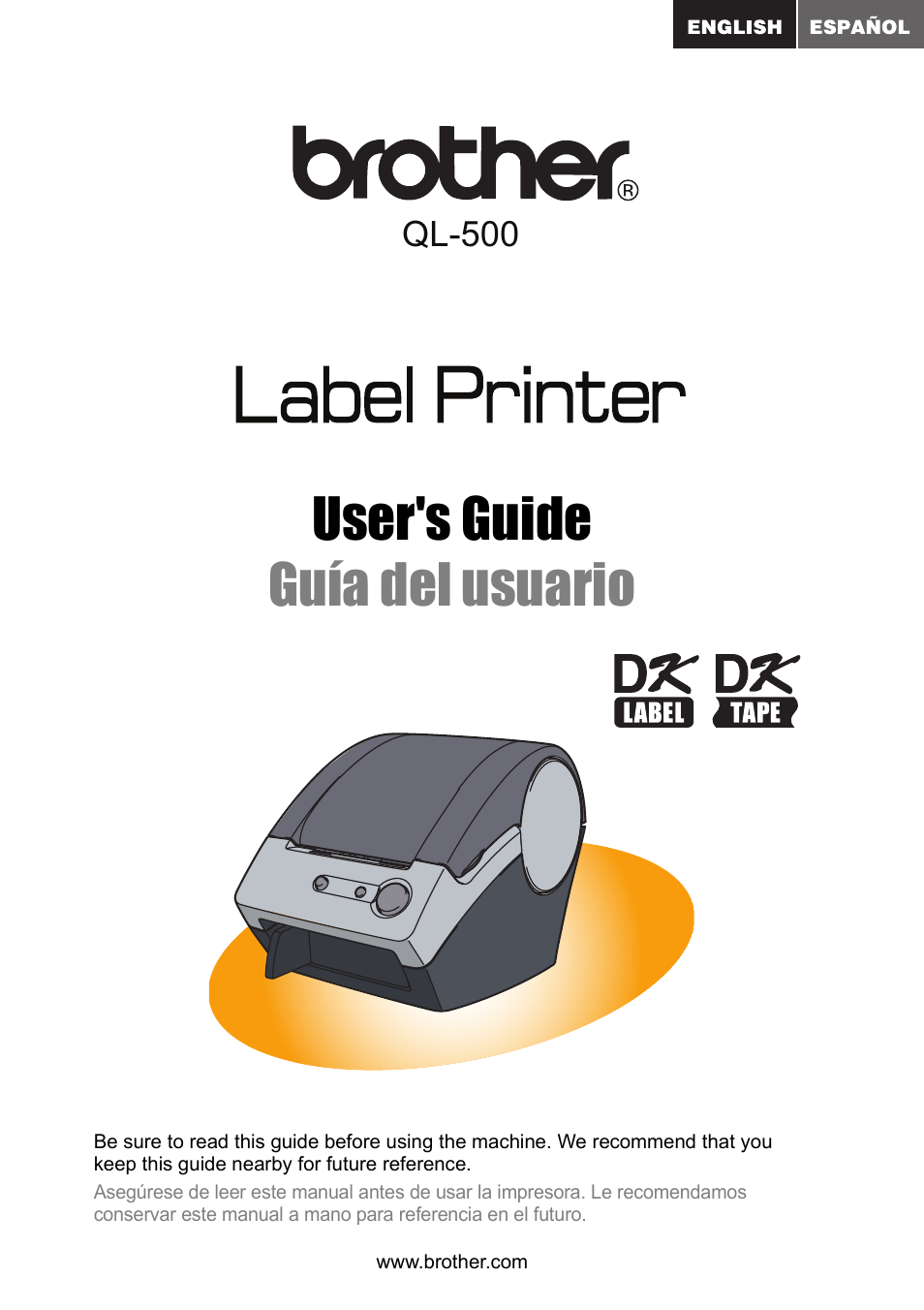 Brother QL-500 User Manual | 62 pages