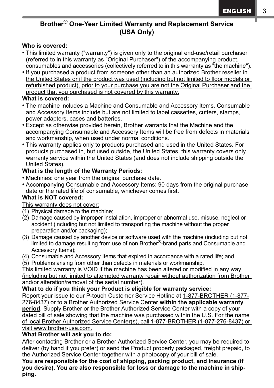 Brother QL-500 User Manual | Page 3 / 62