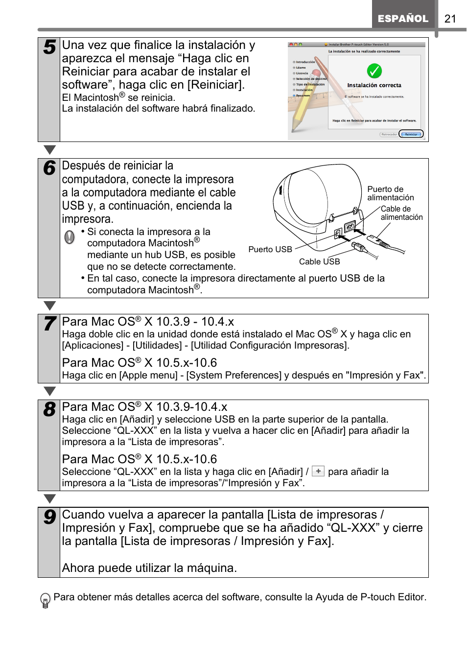 Brother QL-500 User Manual | Page 51 / 62
