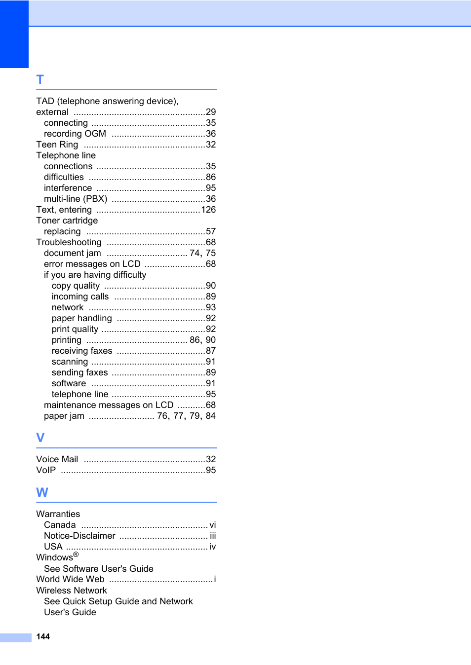 Brother MFC 7860DW User Manual | Page 160 / 162