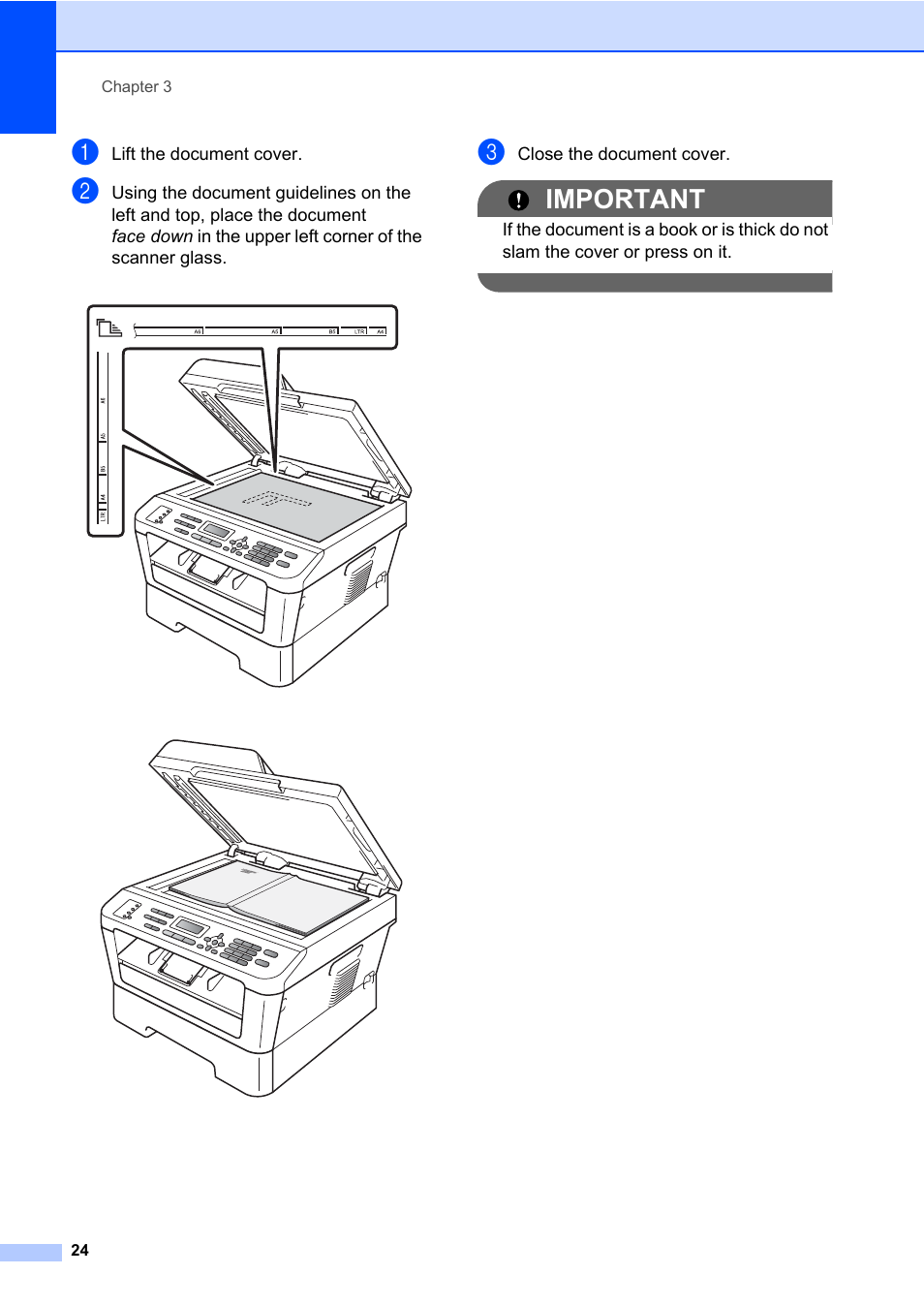 Important | Brother MFC 7860DW User Manual | Page 40 / 162