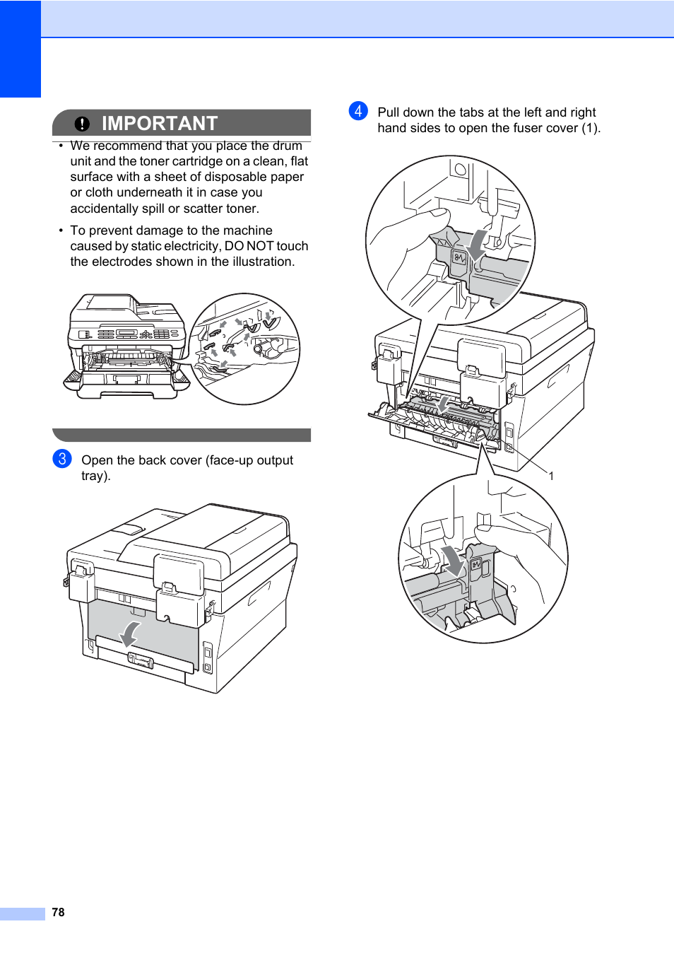 Important | Brother MFC 7860DW User Manual | Page 94 / 162