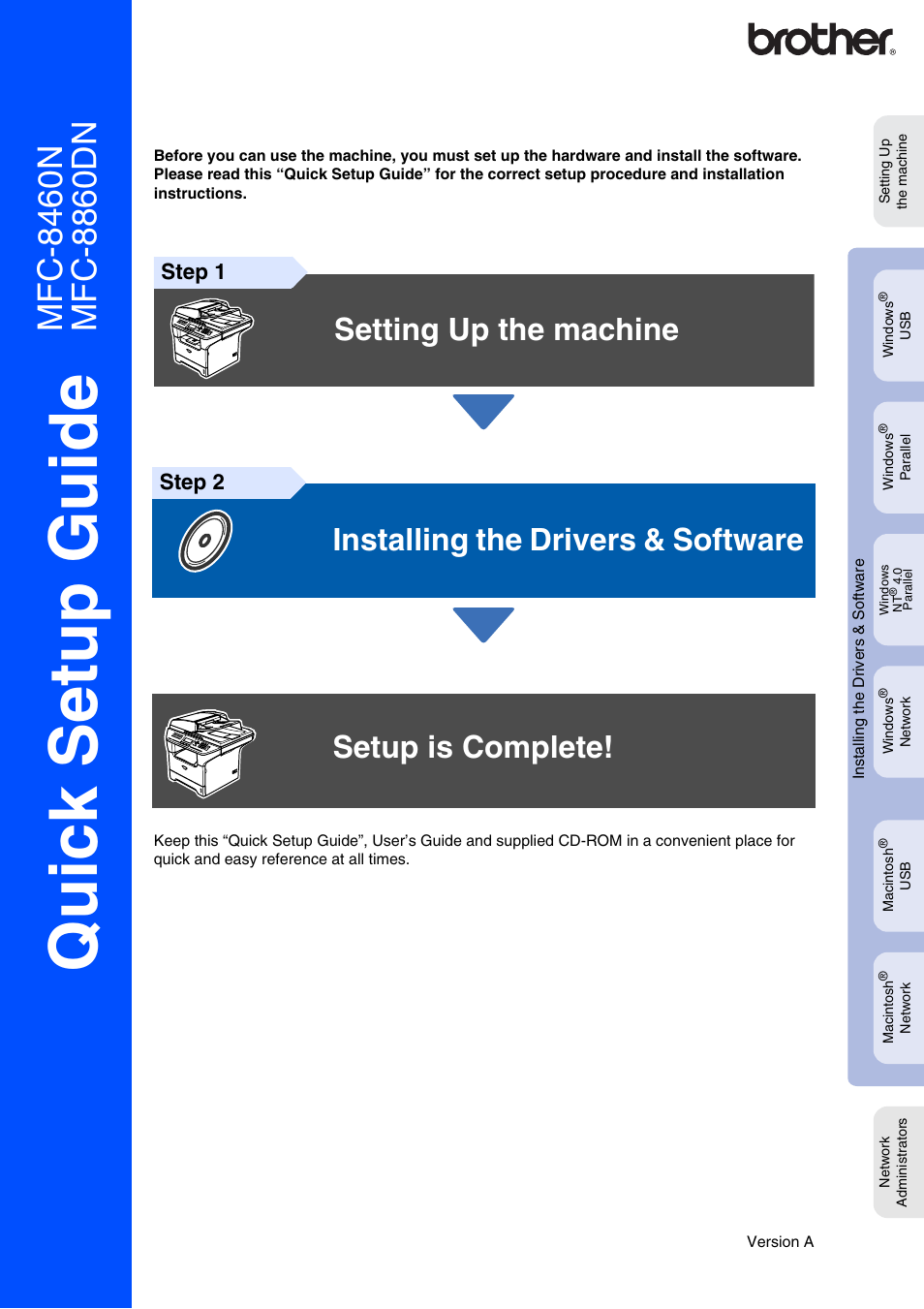 Brother MFC-8460N User Manual | 41 pages