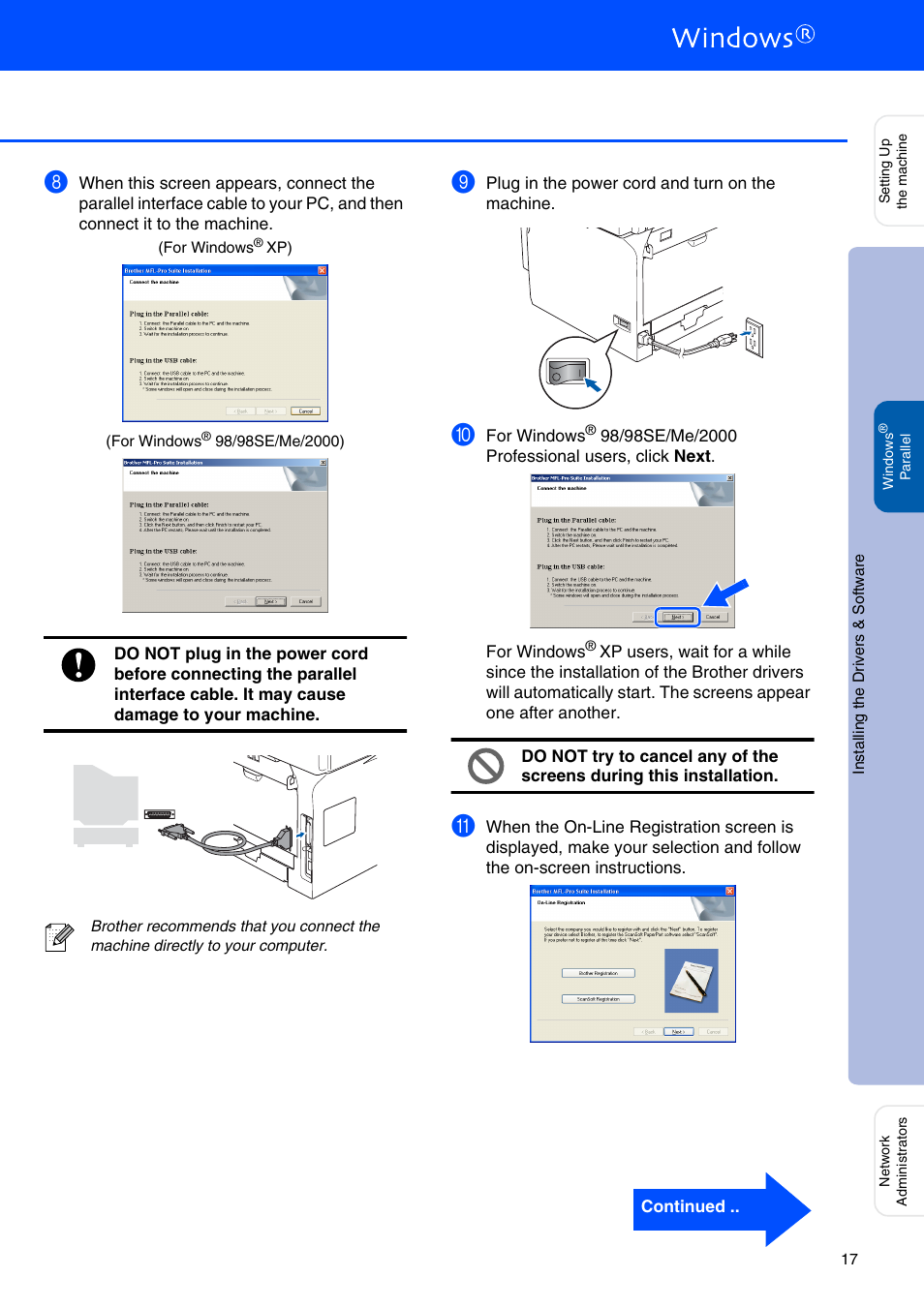 Brother MFC-8460N User Manual | Page 19 / 41