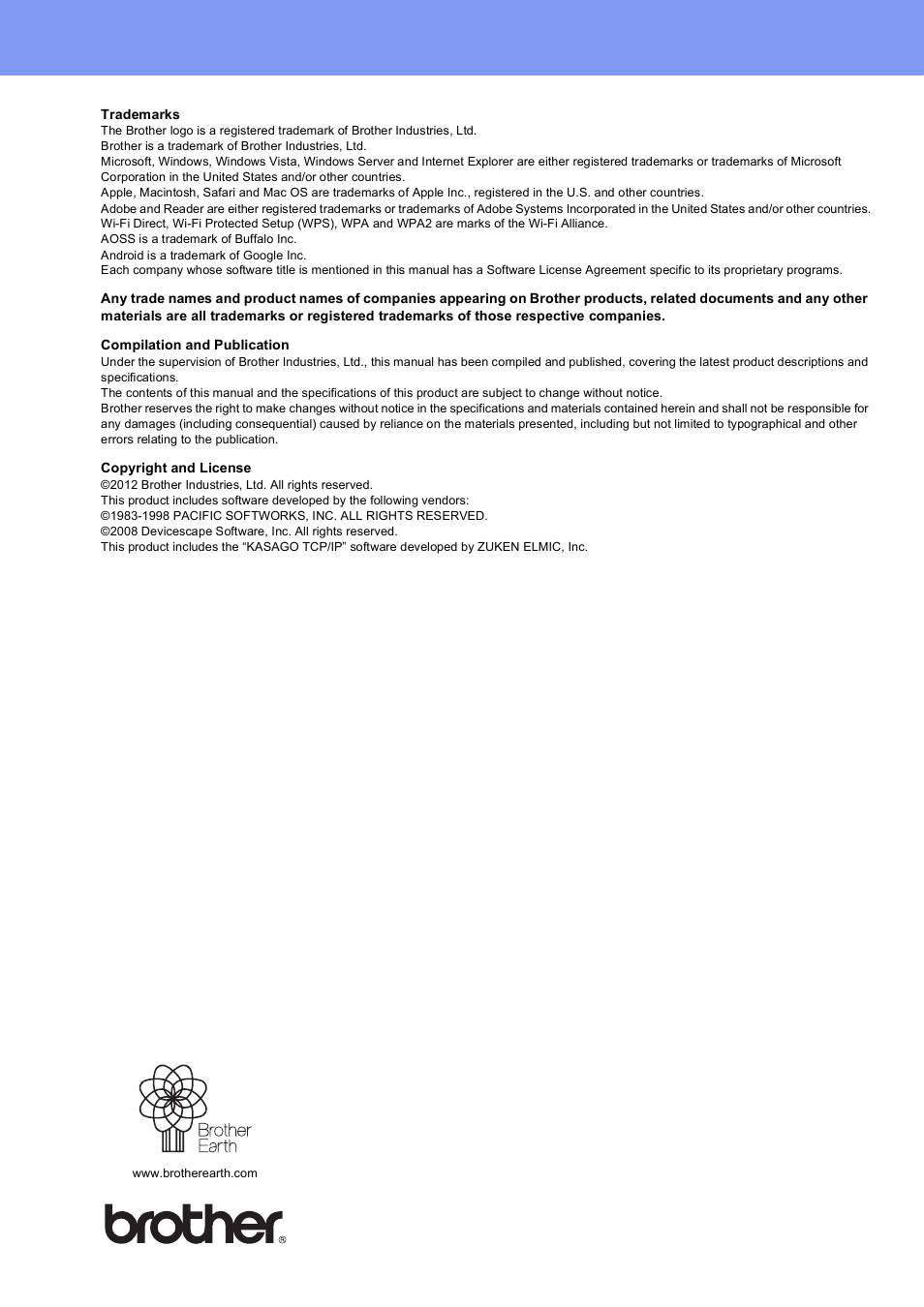 Brother HL-3140CW User Manual | Page 34 / 34