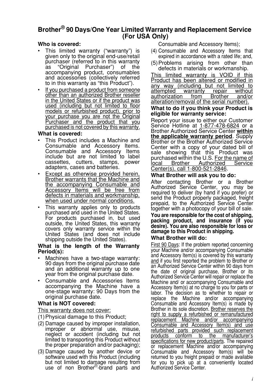 Brother PT-1960 User Manual | Page 3 / 104