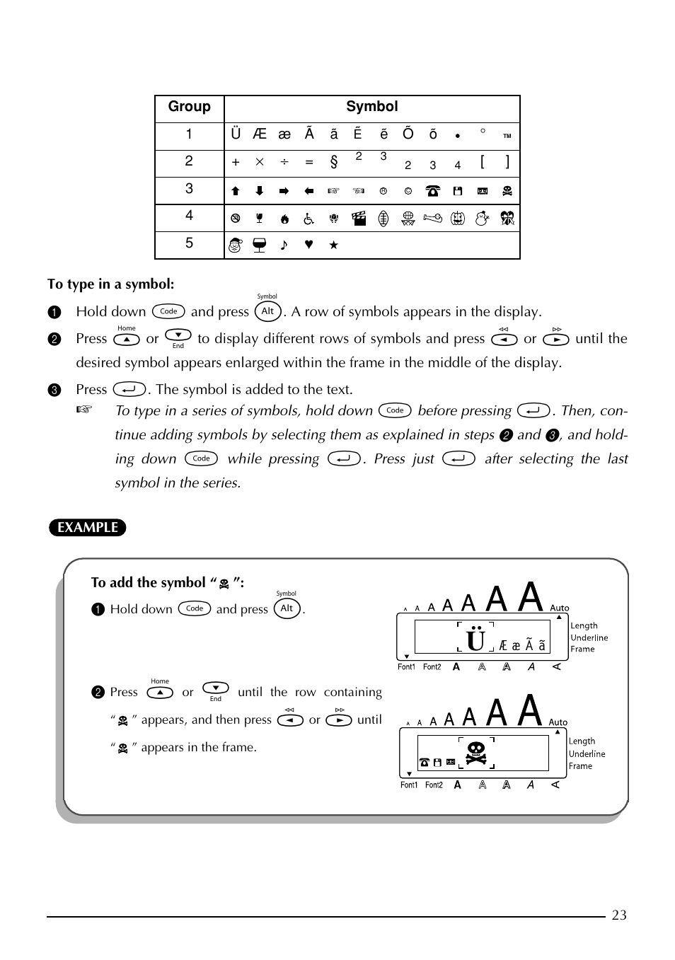 Brother PT-1960 User Manual | Page 31 / 104