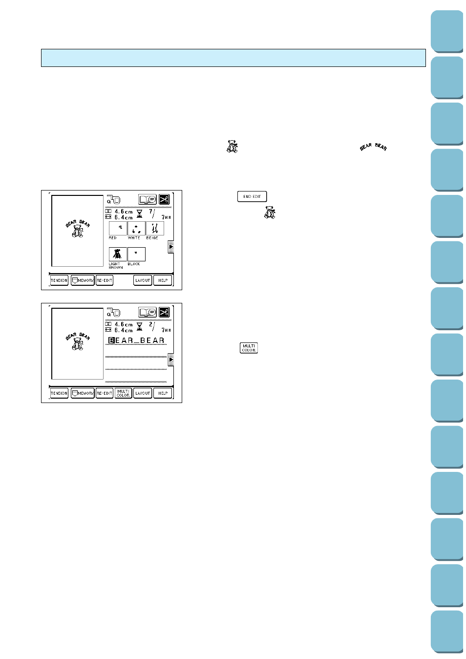 Let's sew | Brother PC-8500 8500D User Manual | Page 156 / 196