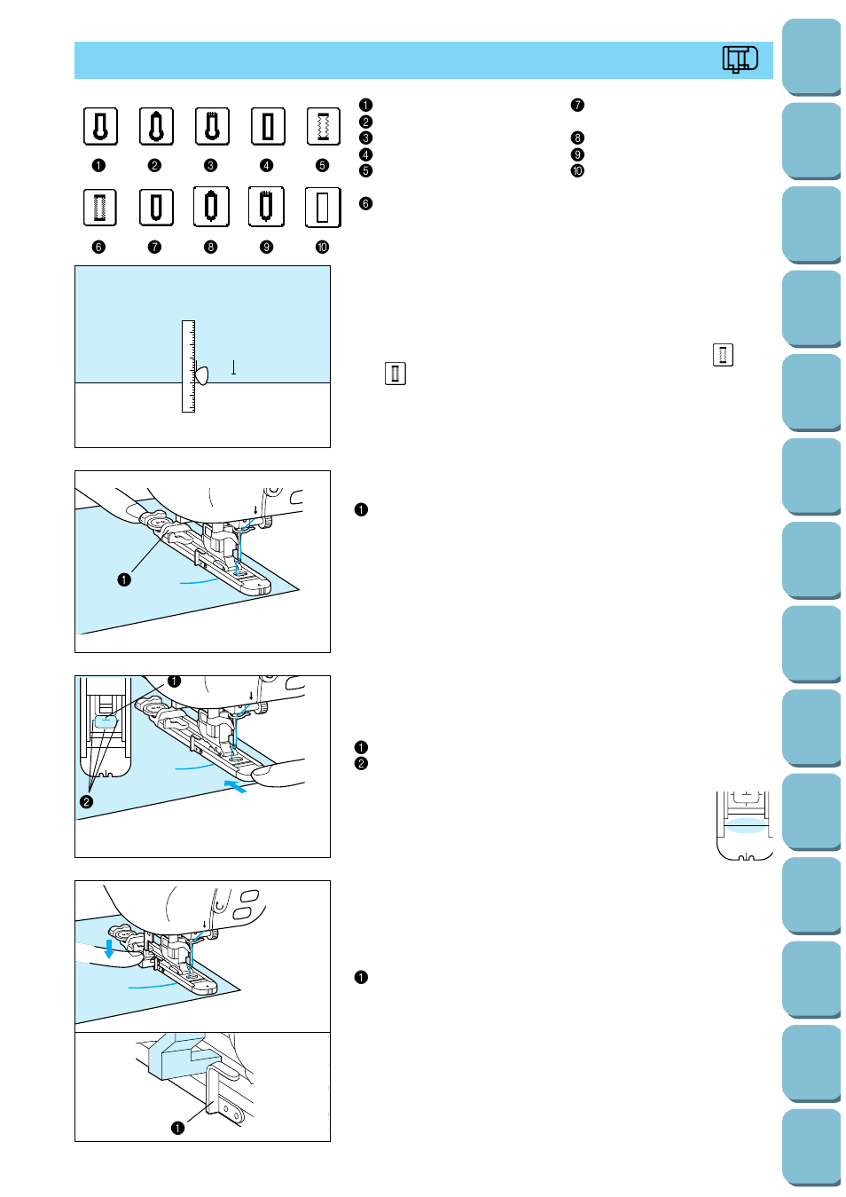 Buttonhole stitches | Brother PC-8500 8500D User Manual | Page 57 / 196