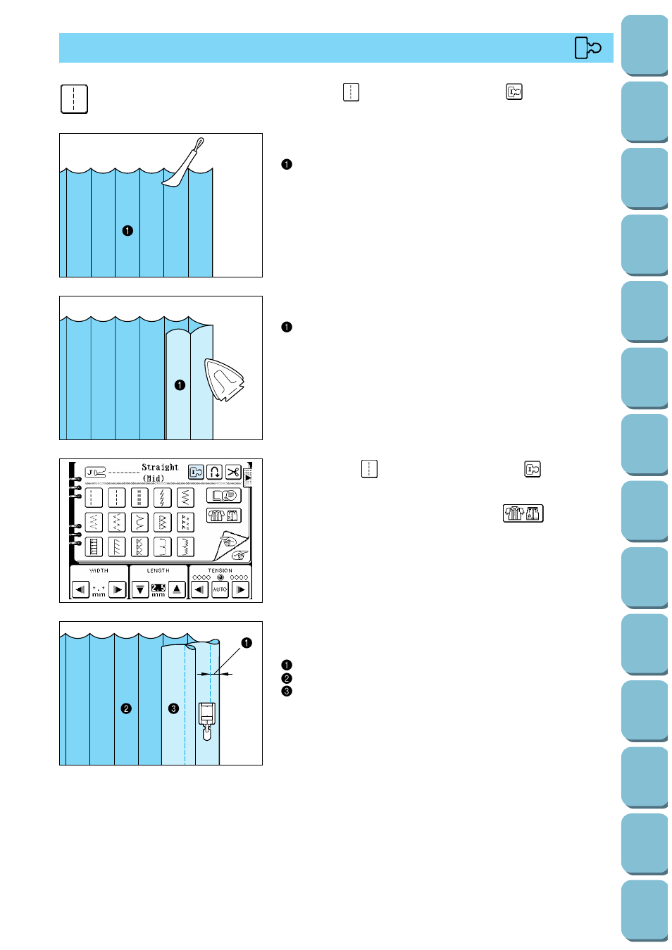 Pintuck | Brother PC-8500 8500D User Manual | Page 76 / 196