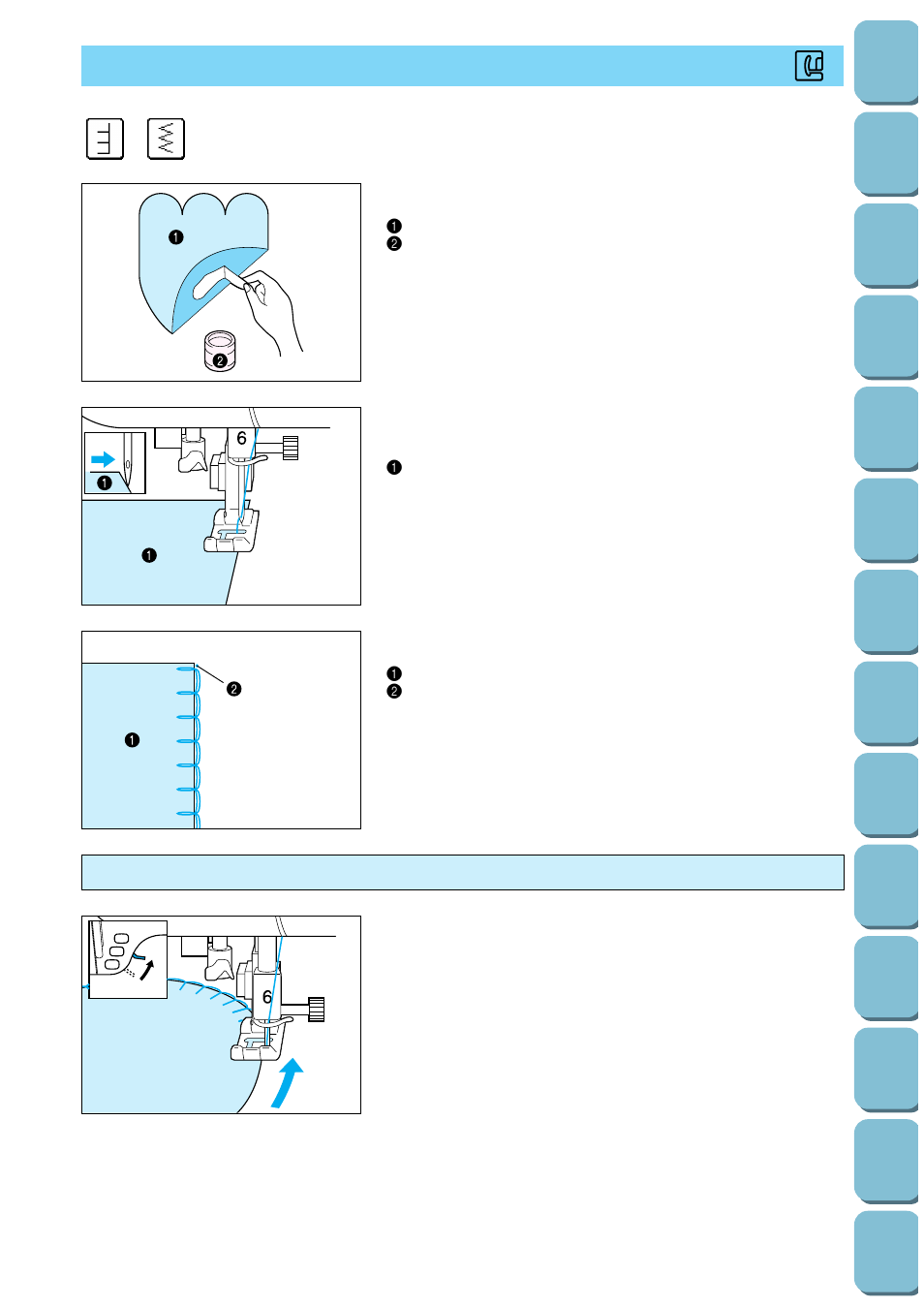 Appliques, Sewing the applique around corners | Brother PC-8500 8500D User Manual | Page 80 / 196