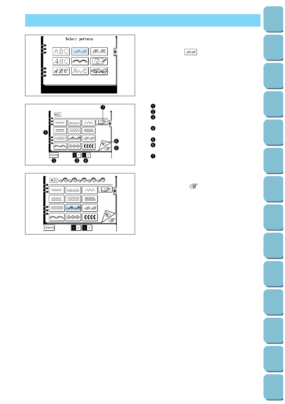 Decorative stitches | Brother PC-8500 8500D User Manual | Page 93 / 196