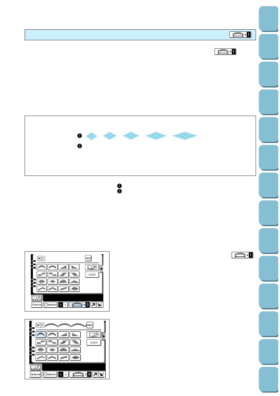 Elongation | Brother PC-8500 8500D User Manual | Page 98 / 196