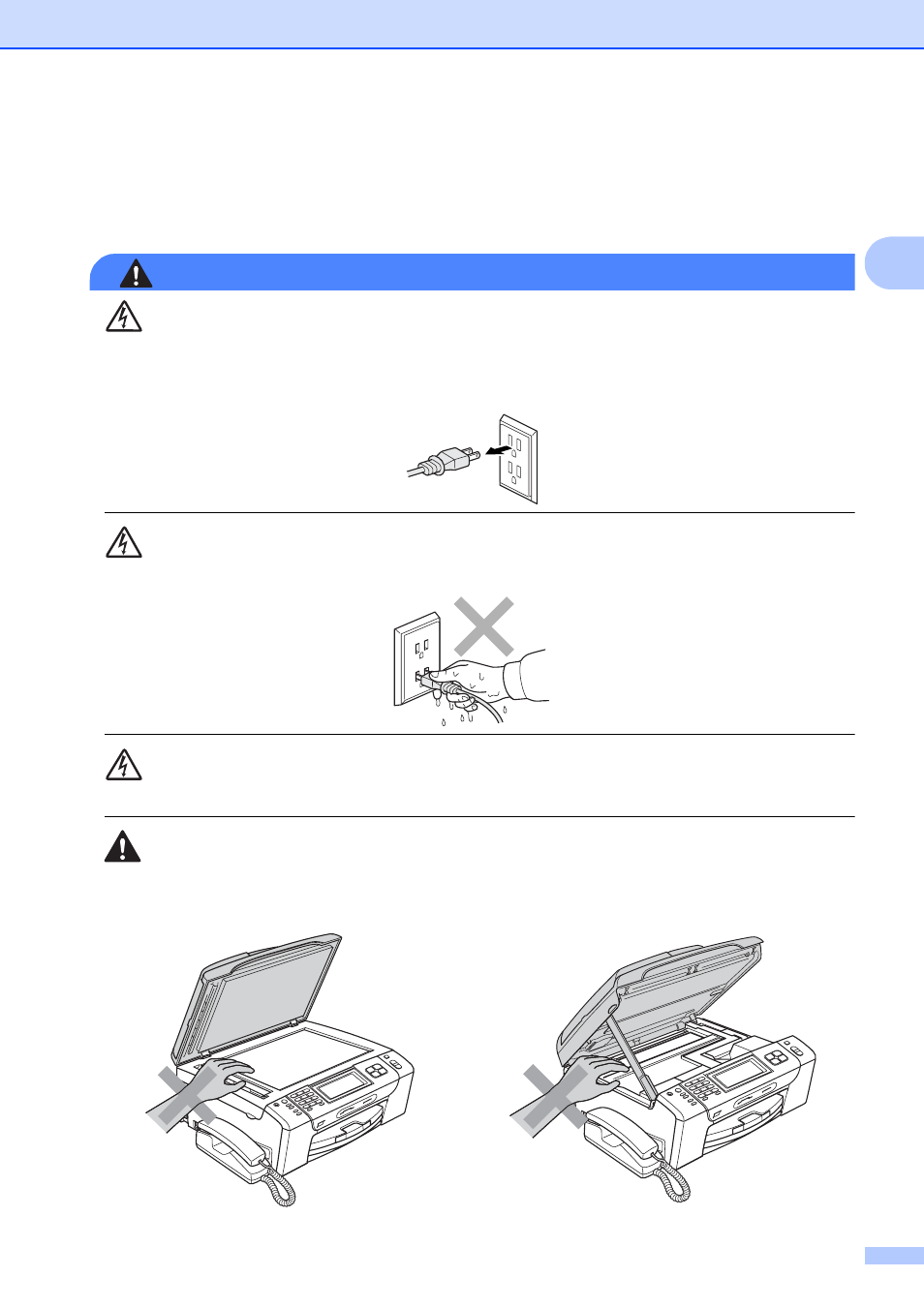 To use the machine safely, Safety and legal 133 | Brother MFC-790CW User Manual | Page 149 / 240