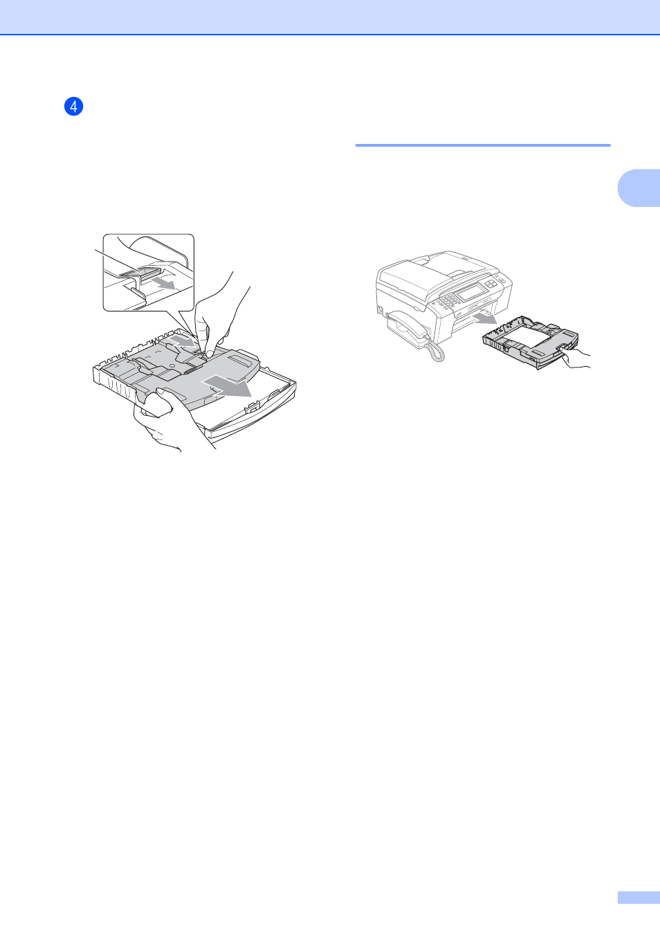 Removing small printouts from the machine | Brother MFC-790CW User Manual | Page 31 / 240