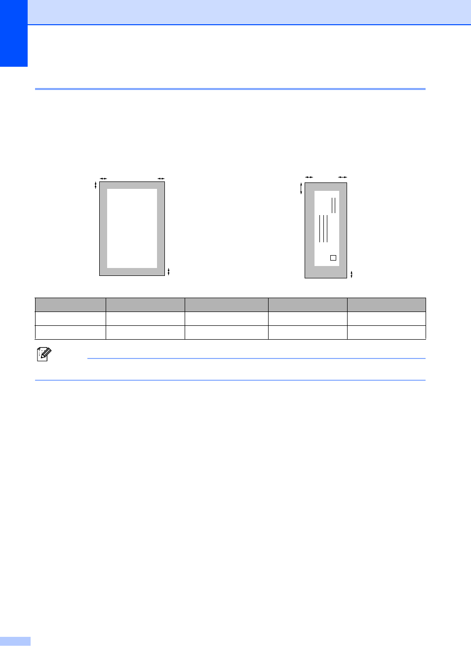 Printable area | Brother MFC-790CW User Manual | Page 32 / 240