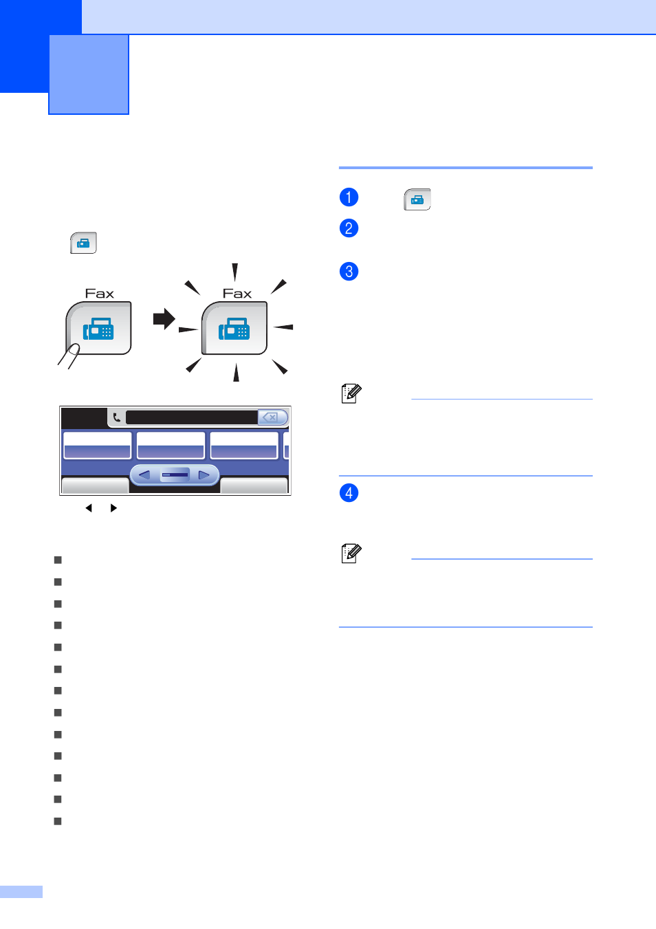 5 sending a fax, Entering fax mode, Faxing from the adf | Sending a fax | Brother MFC-790CW User Manual | Page 52 / 240