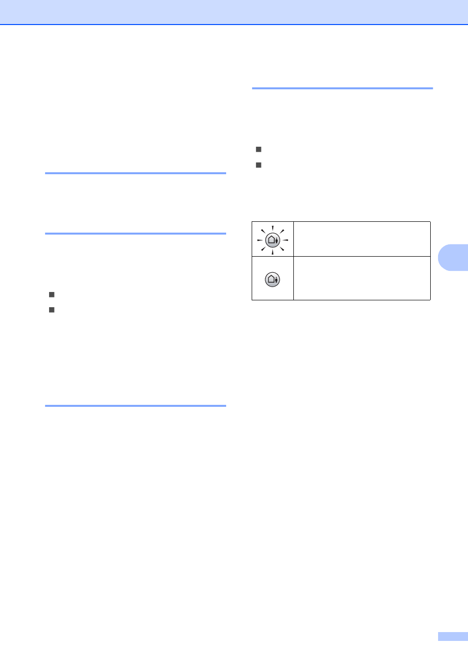 Using receive modes, Fax only, Fax/tel | Manual, Message center (mc), Fax only fax/tel manual message center (mc) | Brother MFC-790CW User Manual | Page 63 / 240
