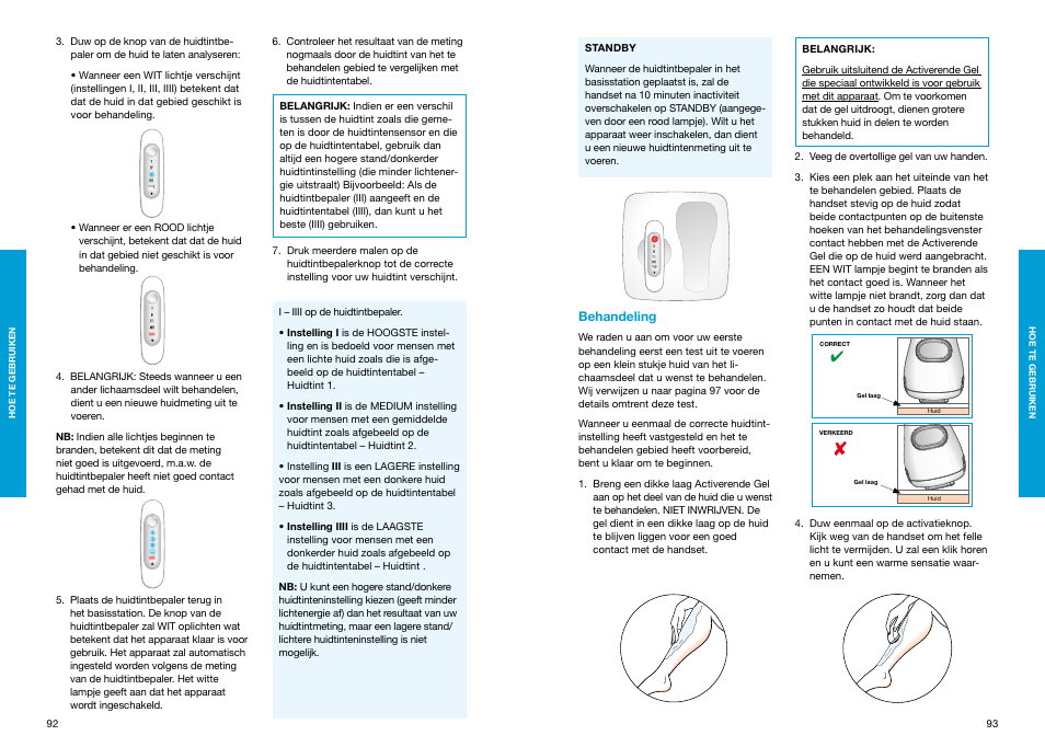 Behandeling | Braun Gillette Venus Naked Skin User Manual | Page 48 / 53