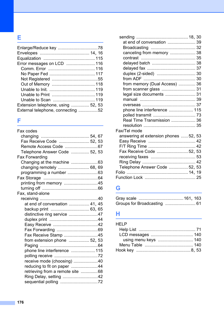 Brother MFC-8660DN User Manual | Page 190 / 196