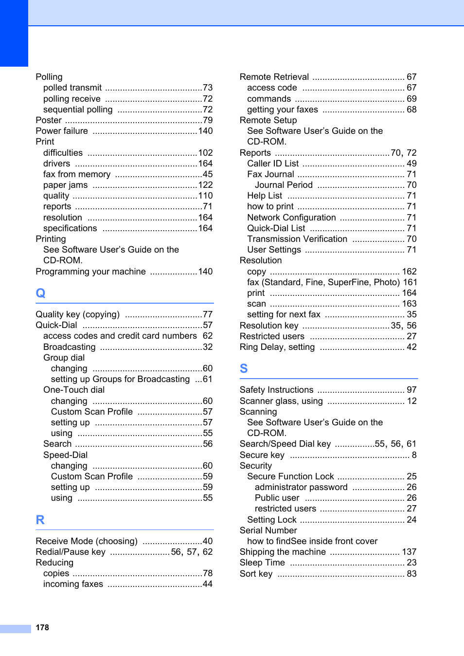 Brother MFC-8660DN User Manual | Page 192 / 196