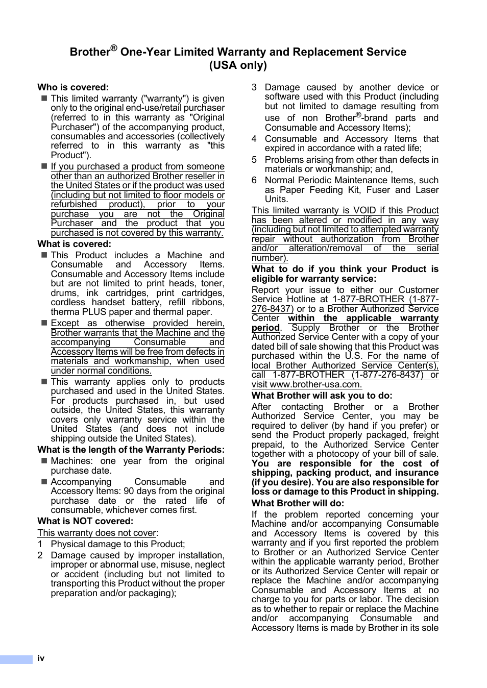 Brother | Brother MFC-8660DN User Manual | Page 6 / 196