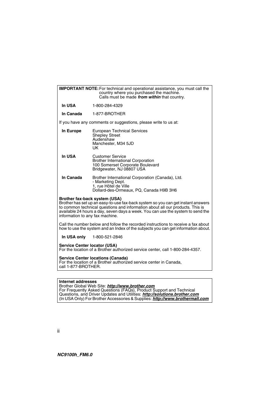 Brother MFC 5840CN User Manual | Page 3 / 71