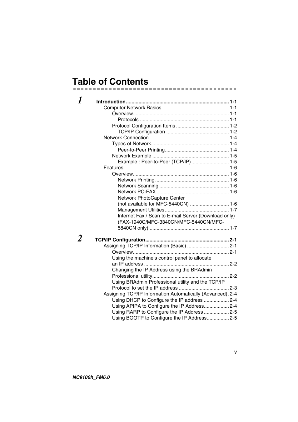Brother MFC 5840CN User Manual | Page 6 / 71