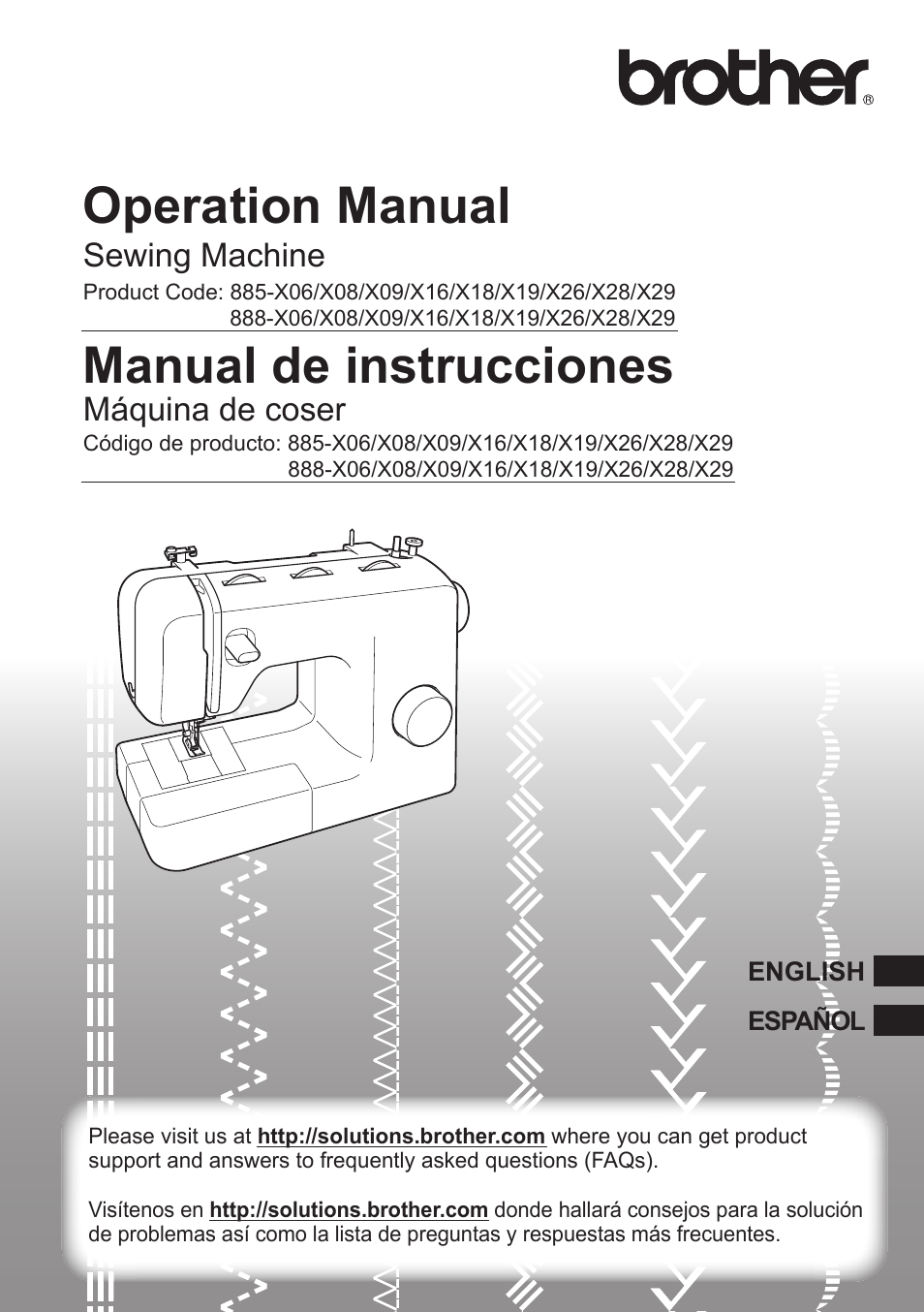 Brother XL2800 User Manual | 108 pages