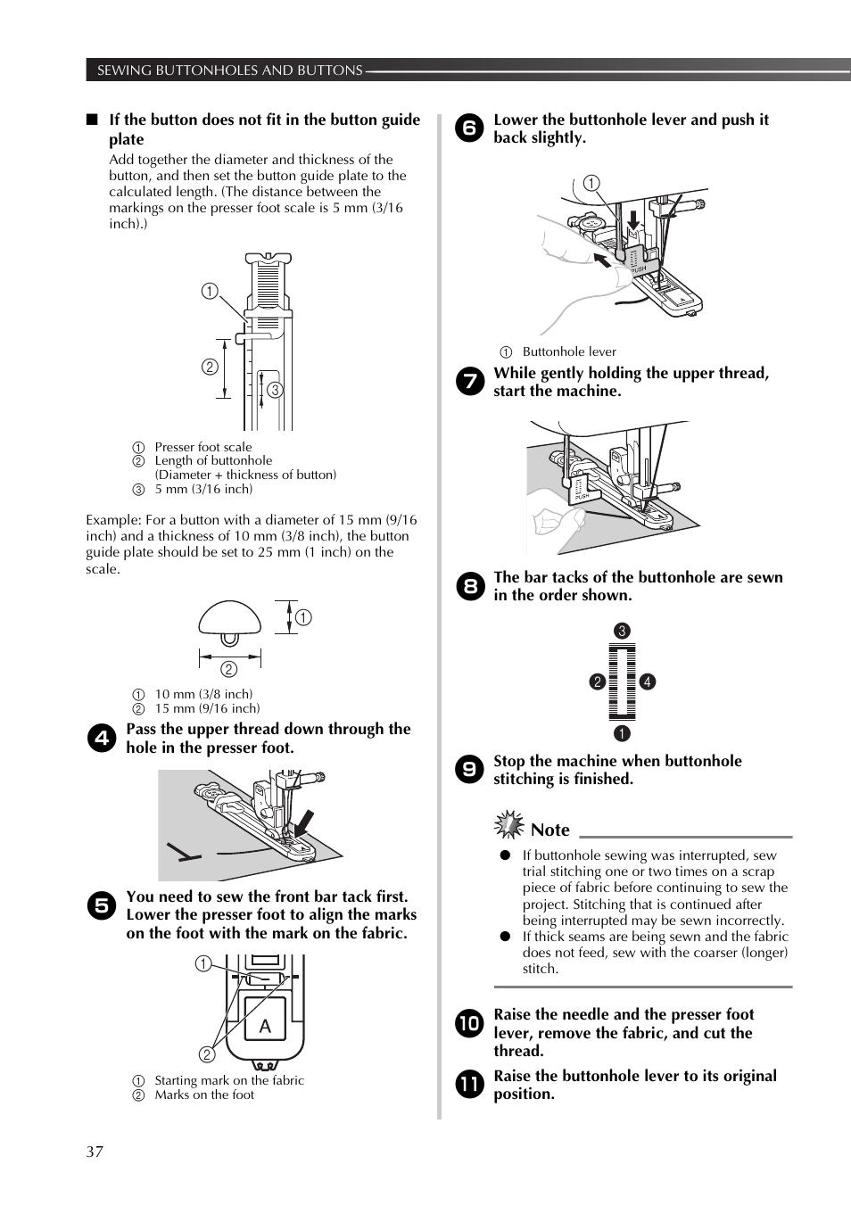 Brother XL2800 User Manual | Page 38 / 108