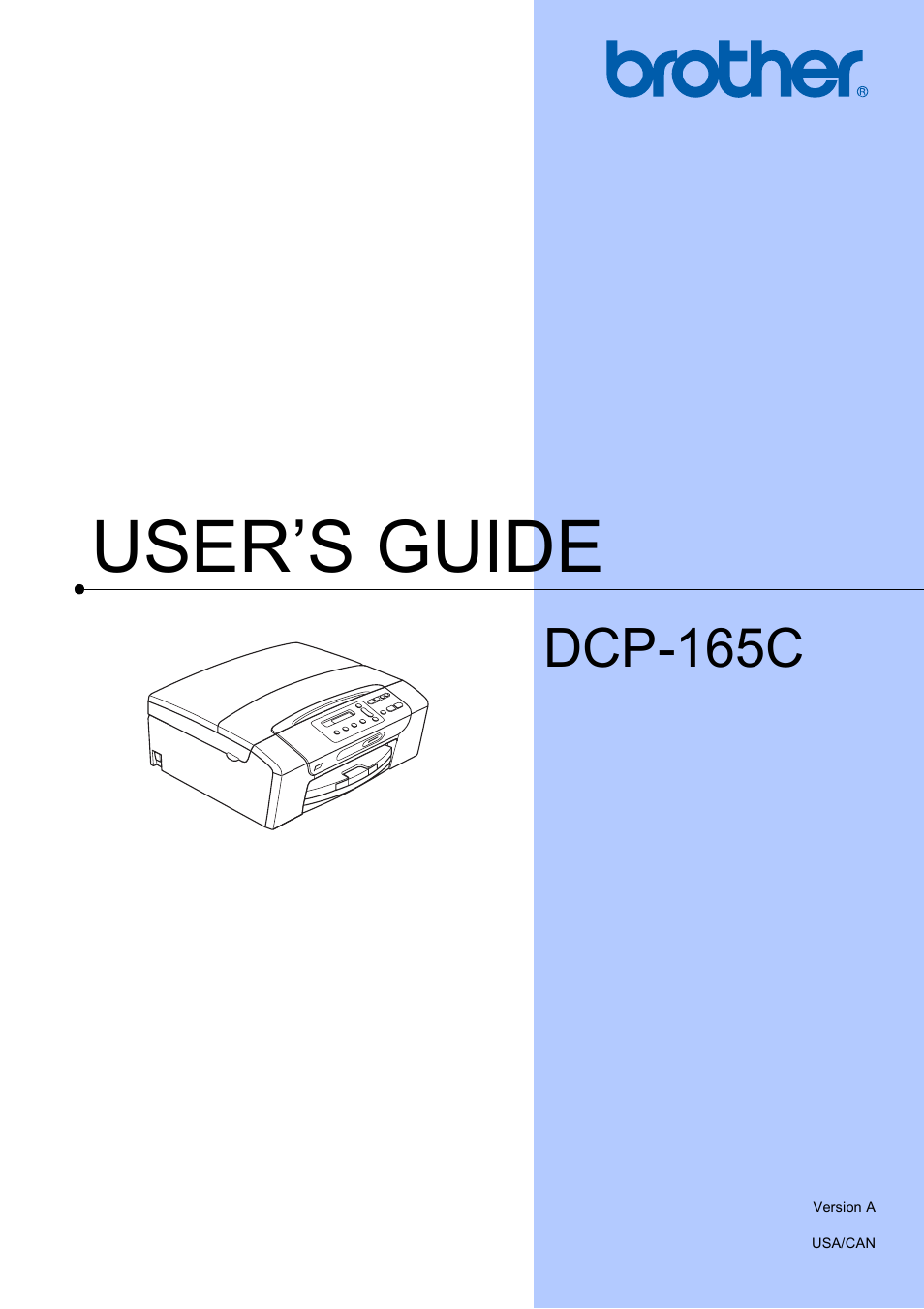 Brother DCP-165C User Manual | 112 pages