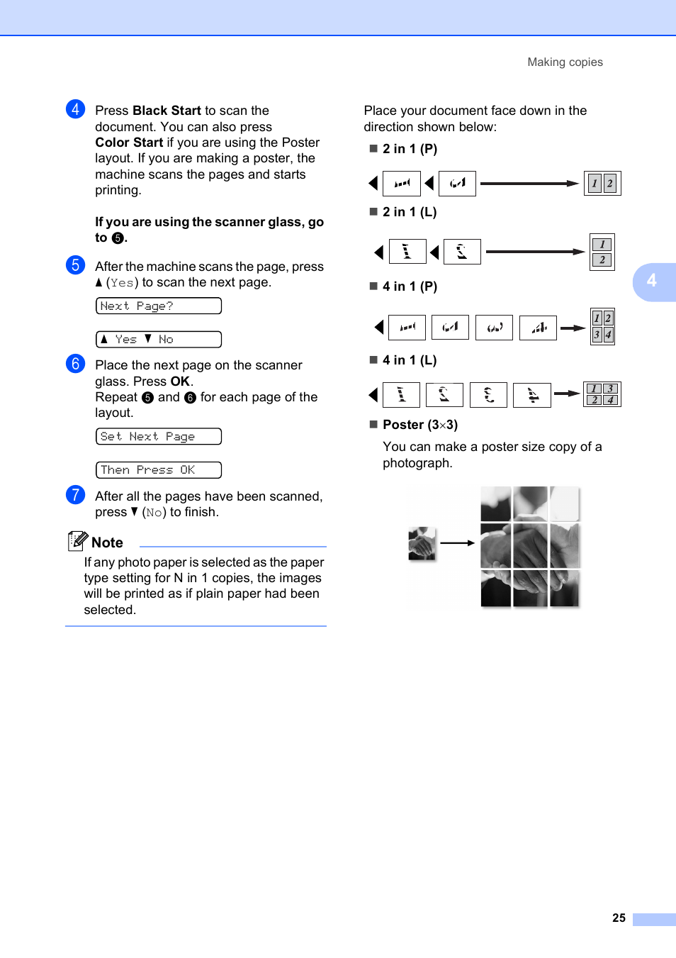 Brother DCP-165C User Manual | Page 37 / 112