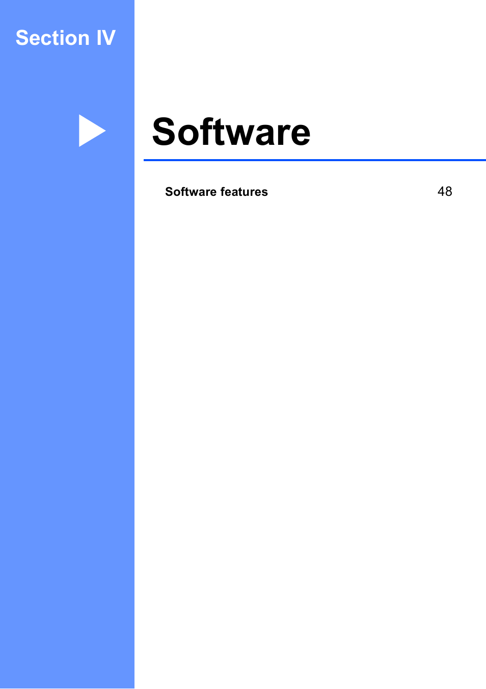 Section iv: software, Section iv software, Software | Brother DCP-165C User Manual | Page 59 / 112