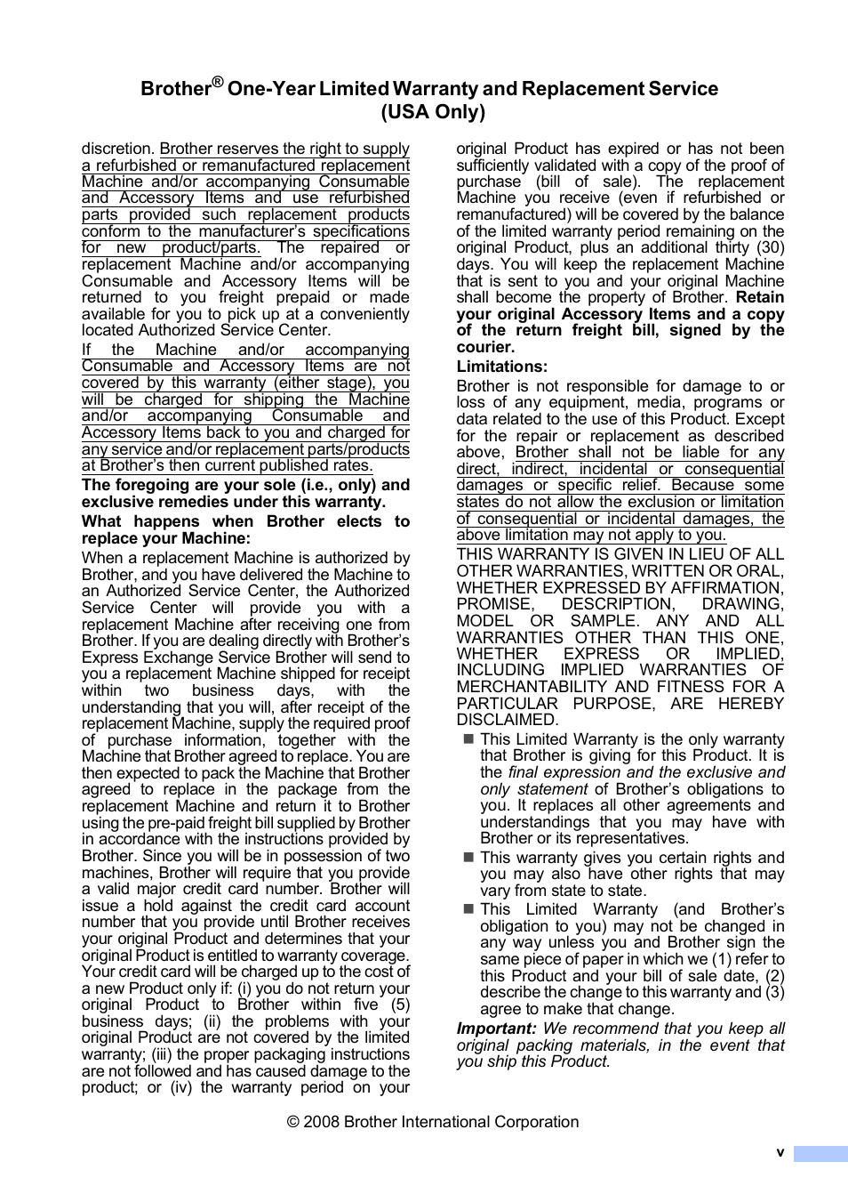 Brother | Brother DCP-165C User Manual | Page 7 / 112