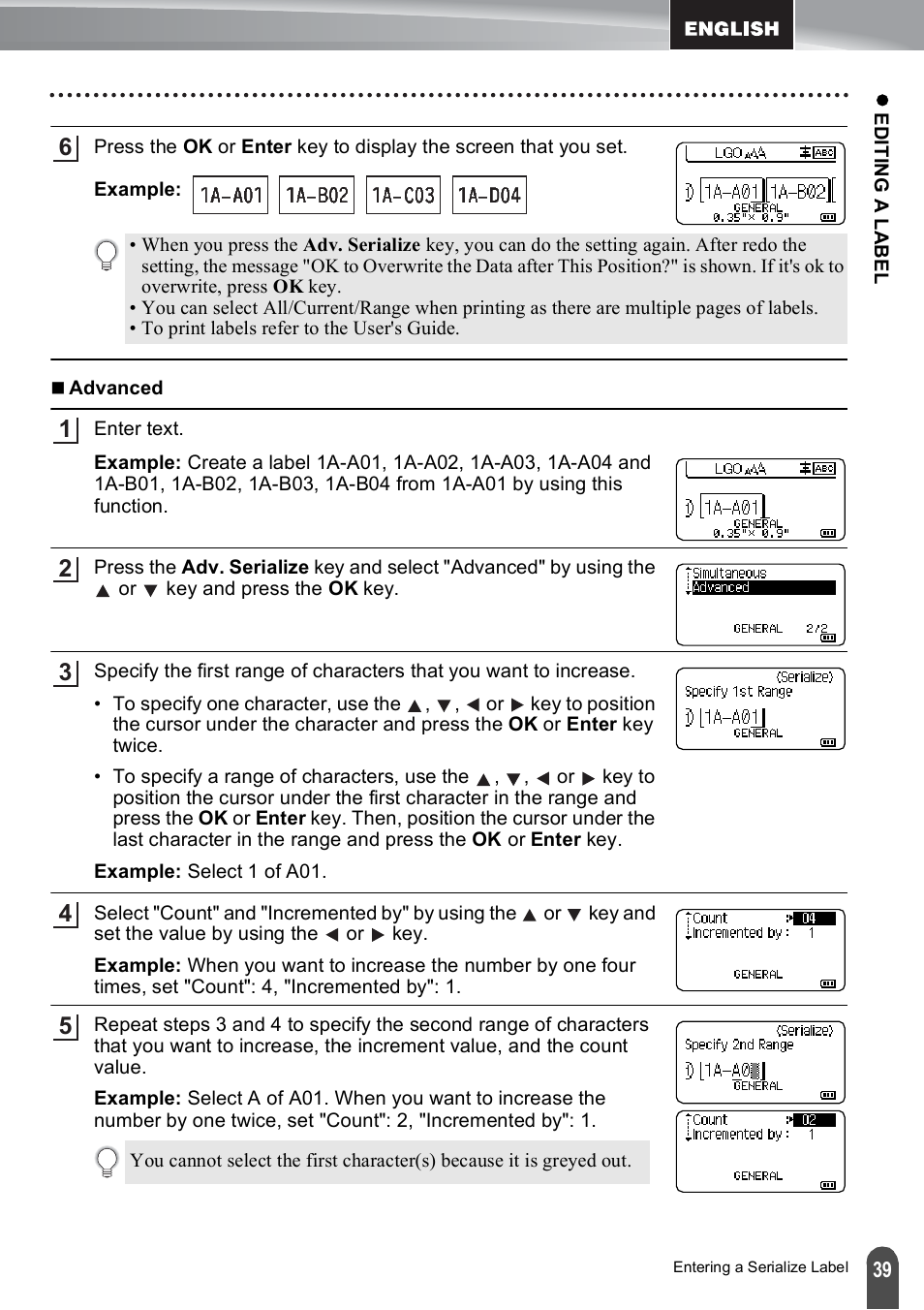 Brother PT-E500 User Manual | Page 39 / 47