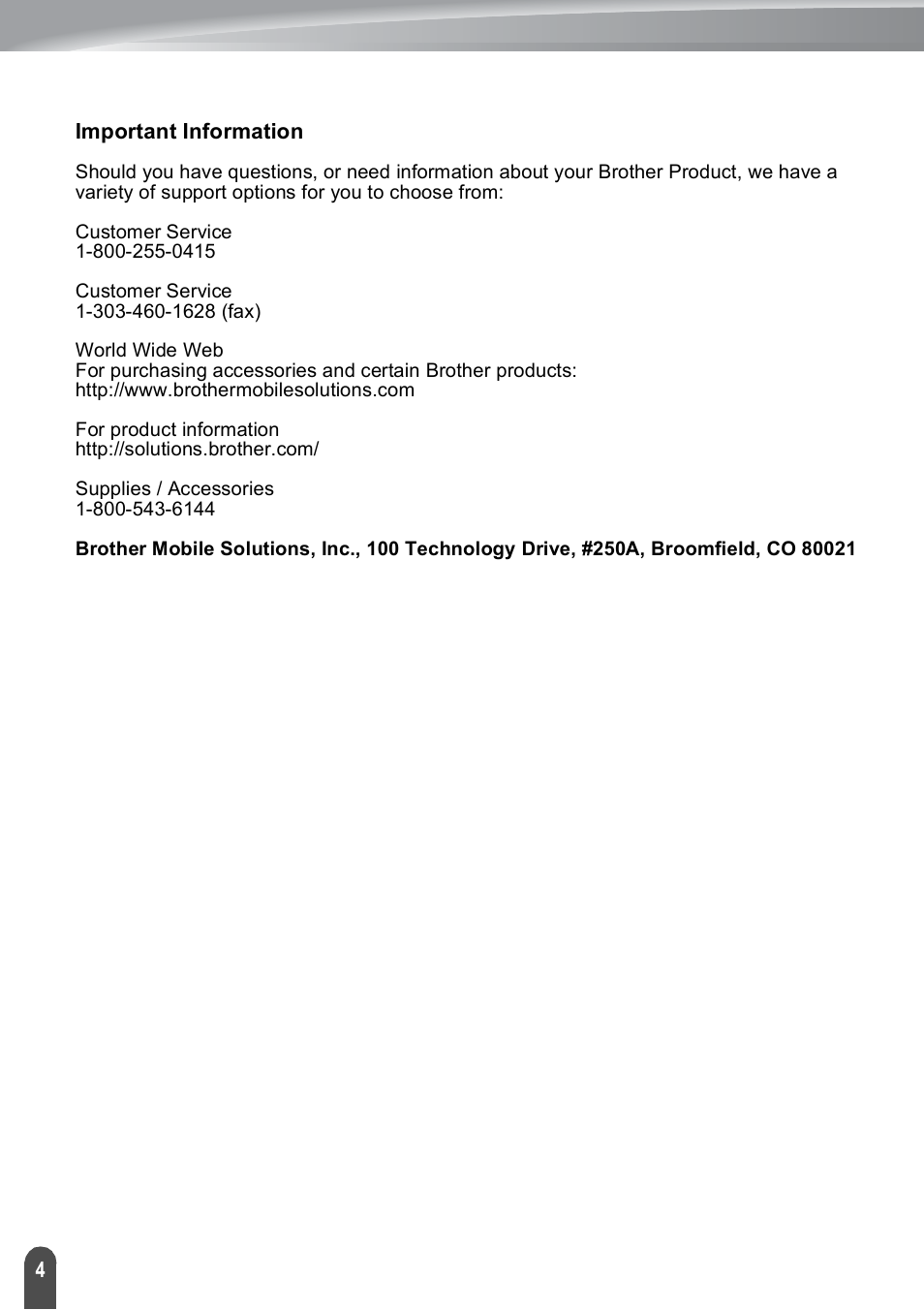 Brother PT-E500 User Manual | Page 4 / 47