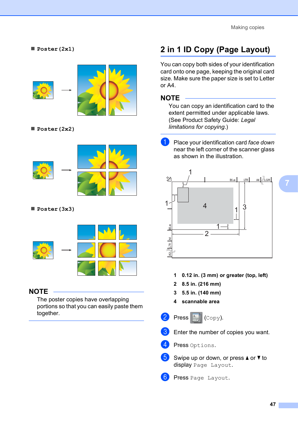 2 in 1 id copy (page layout) | Brother MFC-J6920DW User Manual | Page 53 / 101