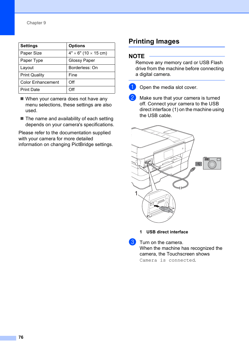 Printing images | Brother MFC-J6920DW User Manual | Page 82 / 101