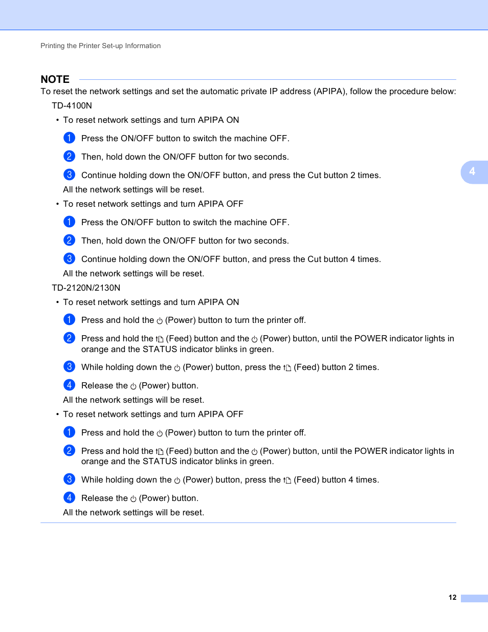 Brother TD-4100N User Manual | Page 17 / 40