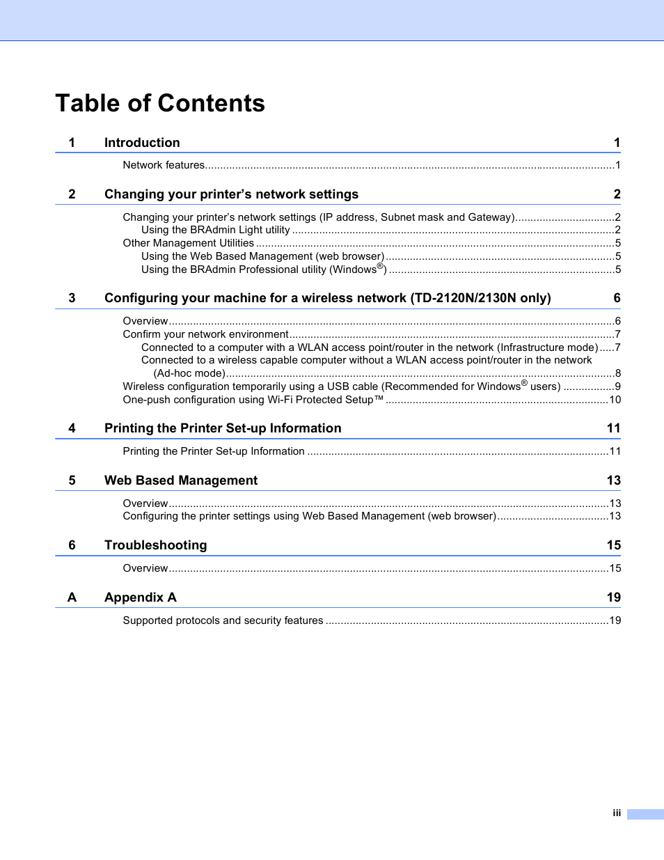 Brother TD-4100N User Manual | Page 4 / 40