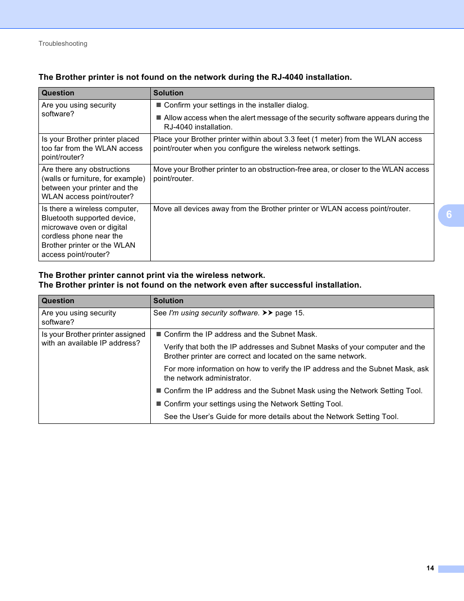Brother RJ-4040 User Manual | Page 18 / 33