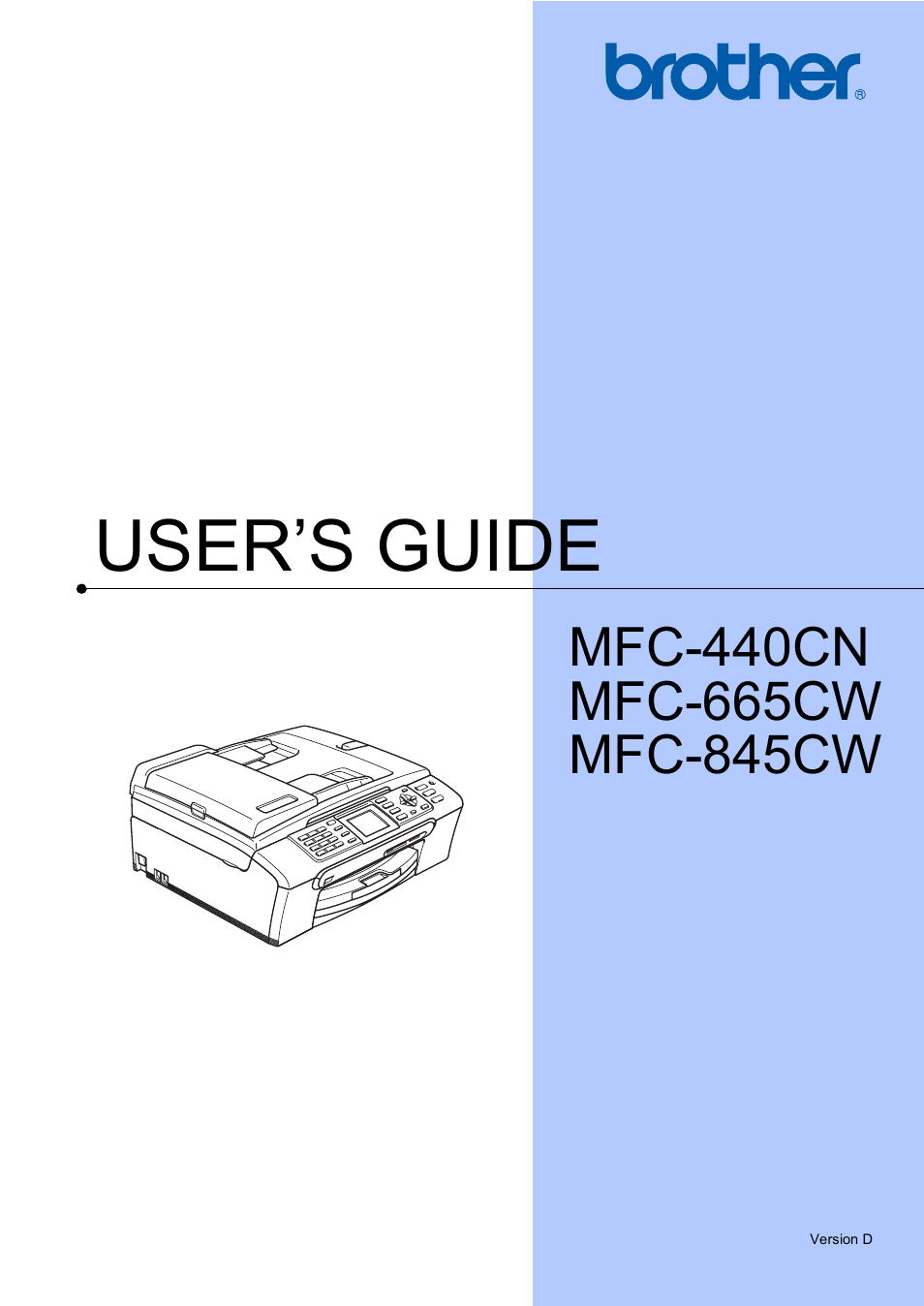 Brother MFC-665CW User Manual | 217 pages