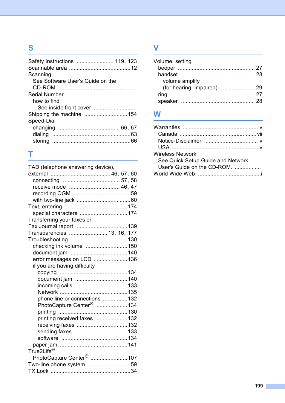 Brother MFC-665CW User Manual | Page 215 / 217