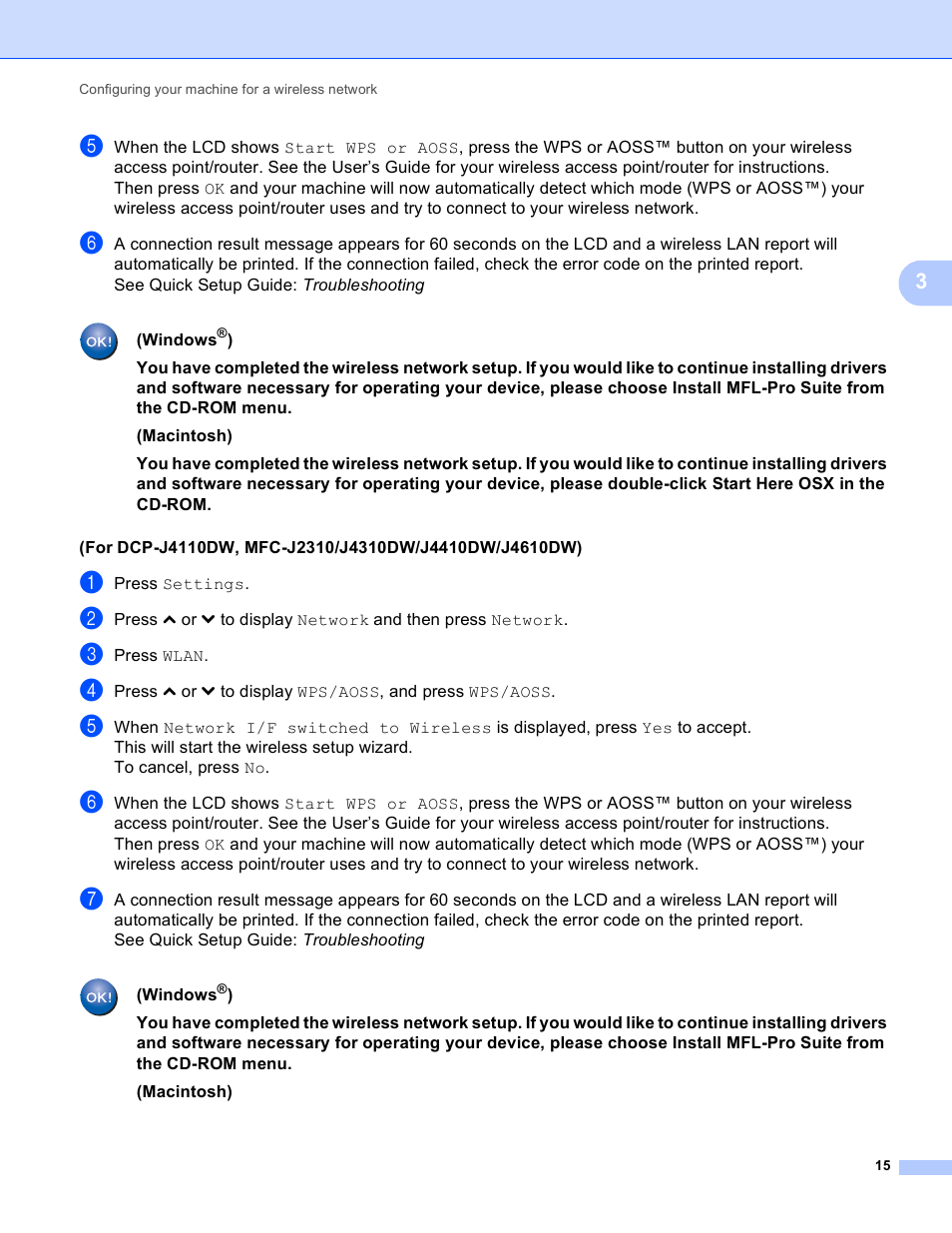 Brother MFC-J4710DW User Manual | Page 21 / 110