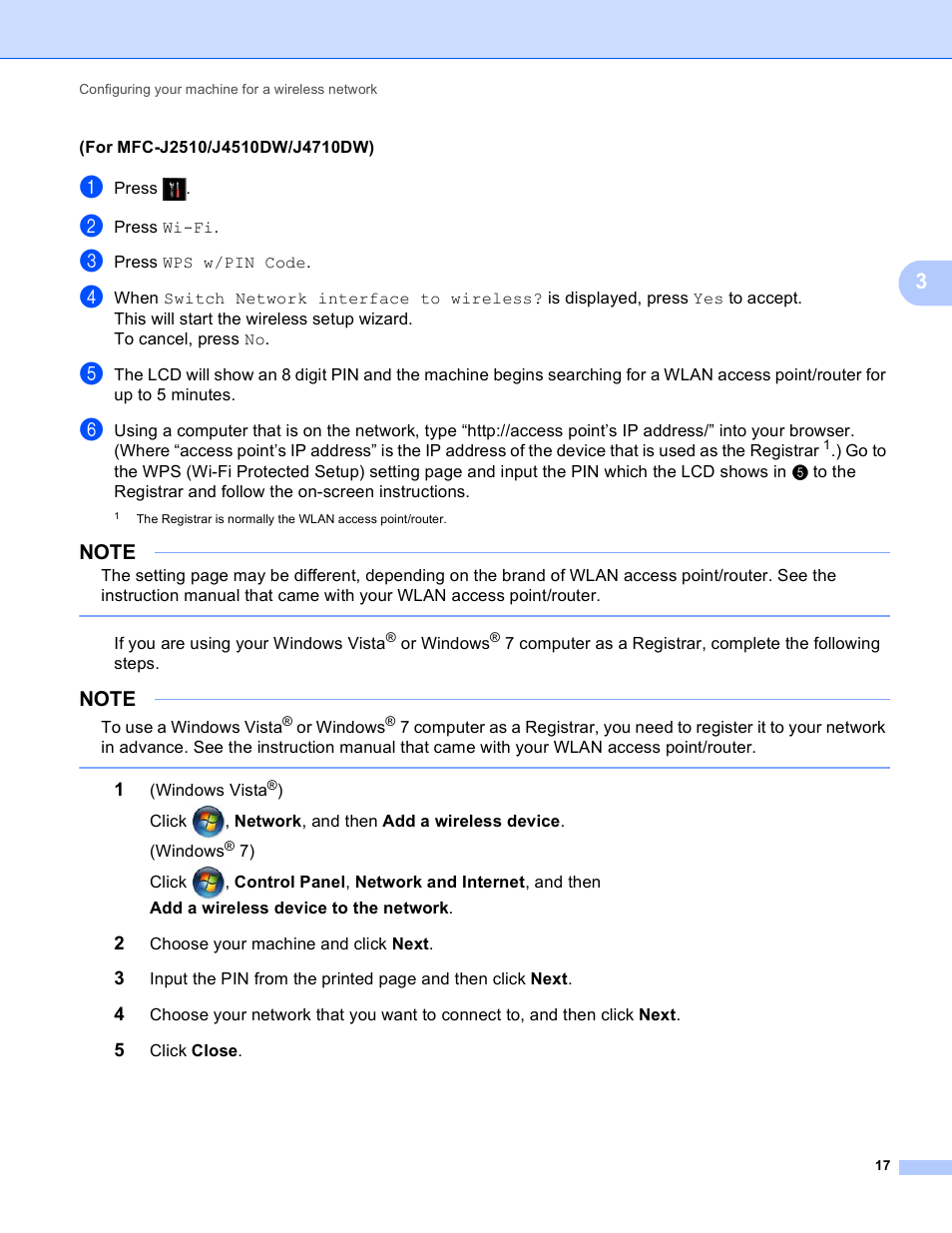 Brother MFC-J4710DW User Manual | Page 23 / 110