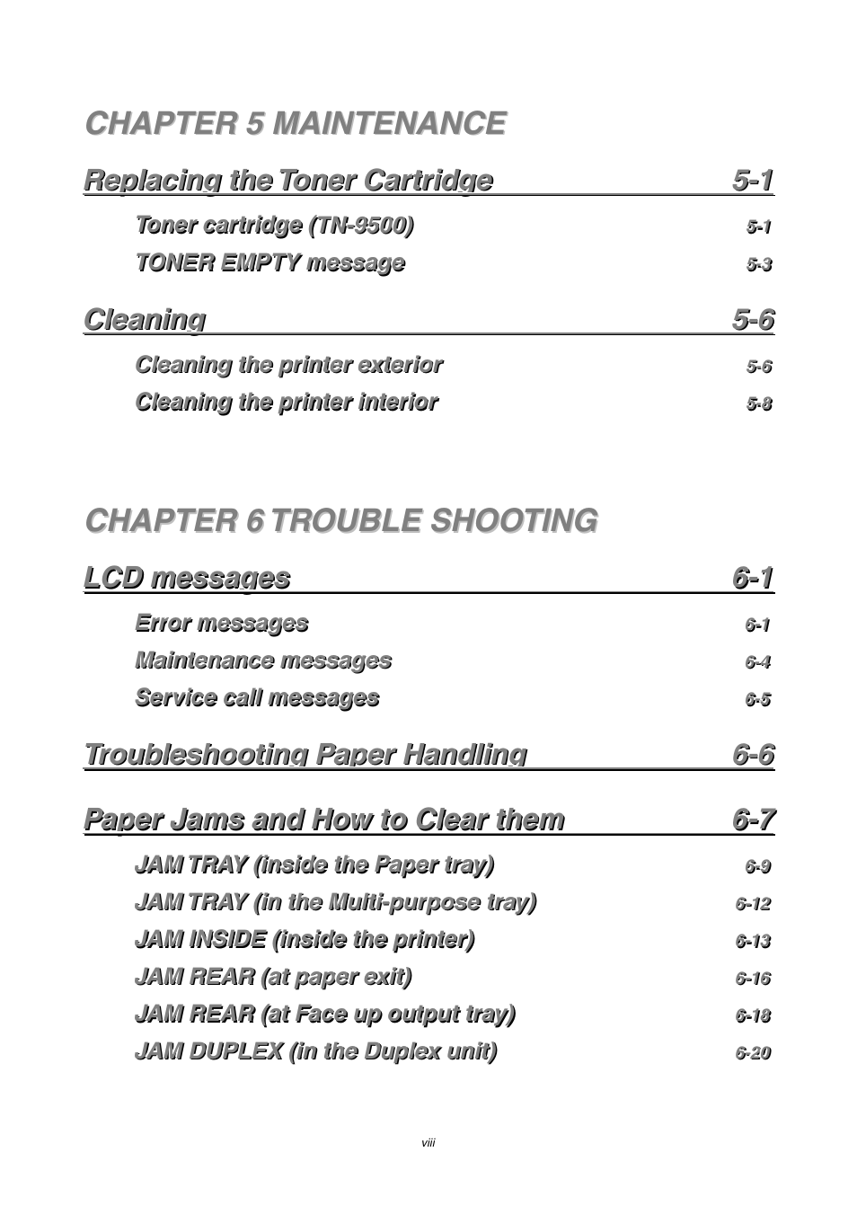 Brother HL-2460 User Manual | Page 9 / 245