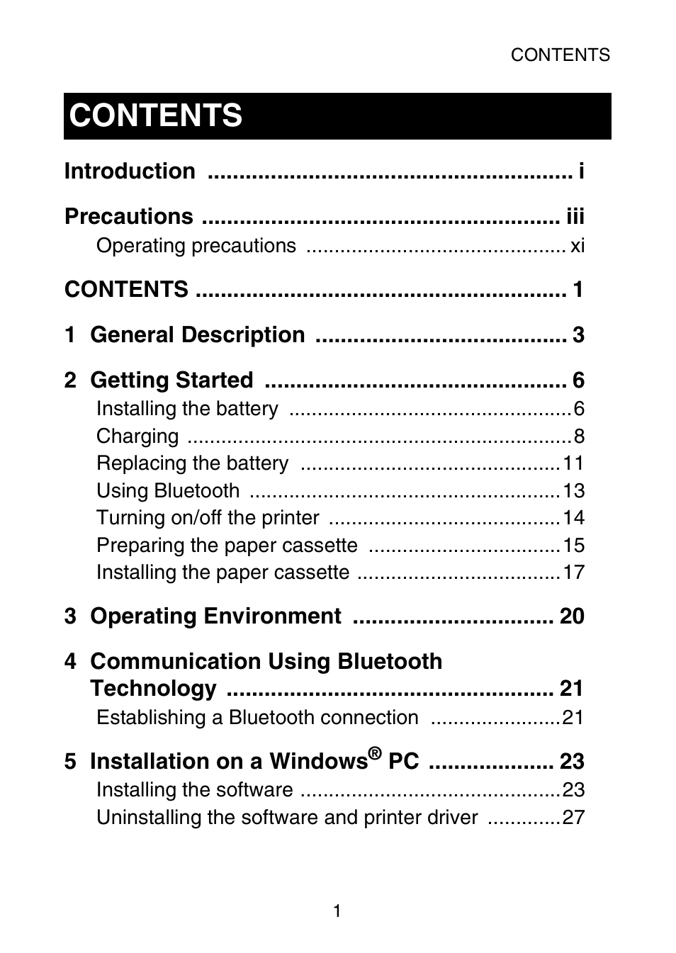 Brother MW-145BT User Manual | Page 14 / 55