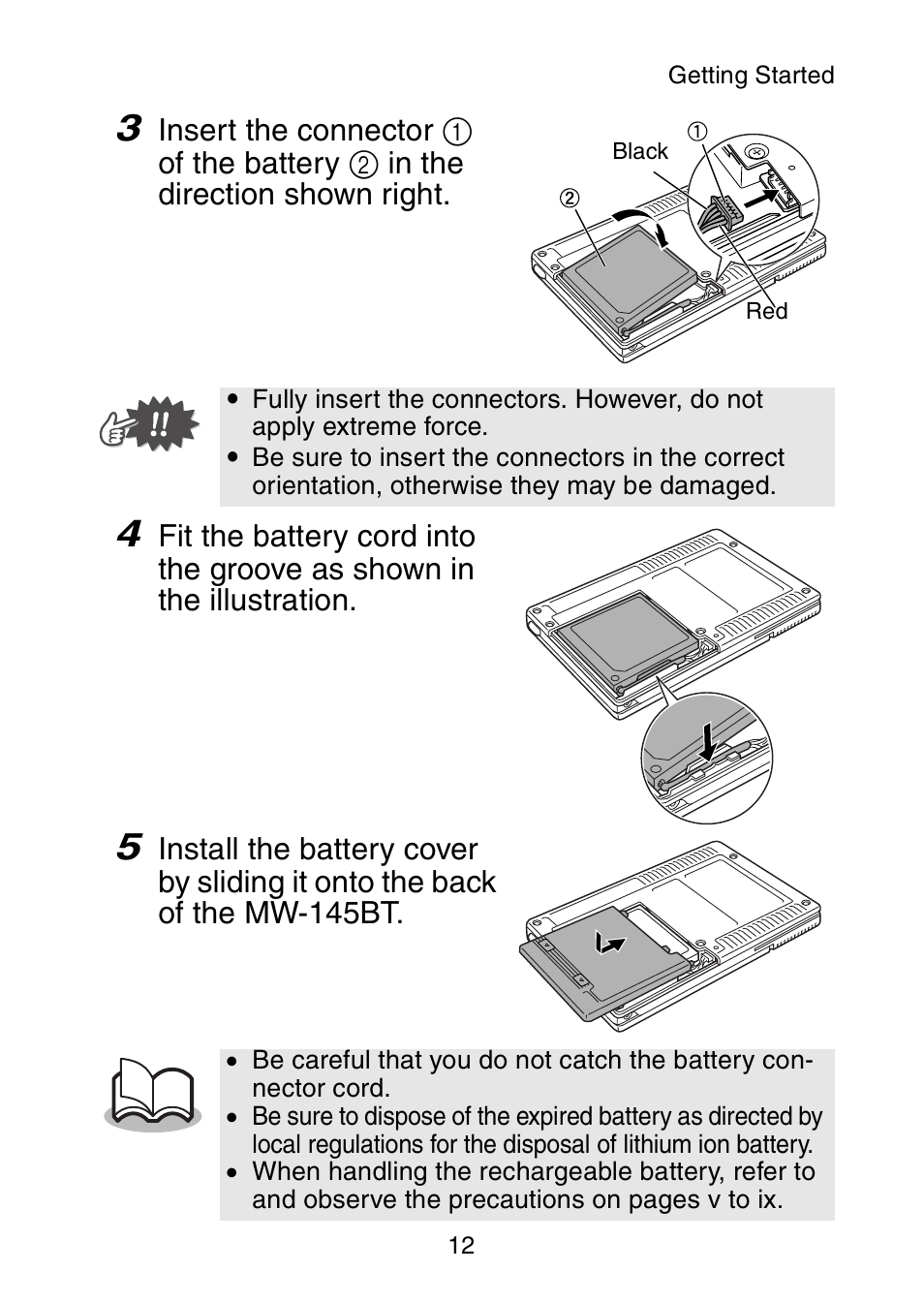 Brother MW-145BT User Manual | Page 25 / 55