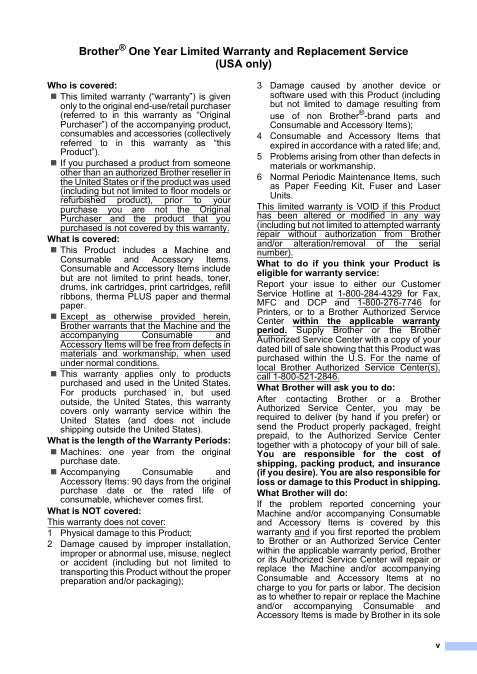 Brother | Brother MFC-240C User Manual | Page 7 / 149