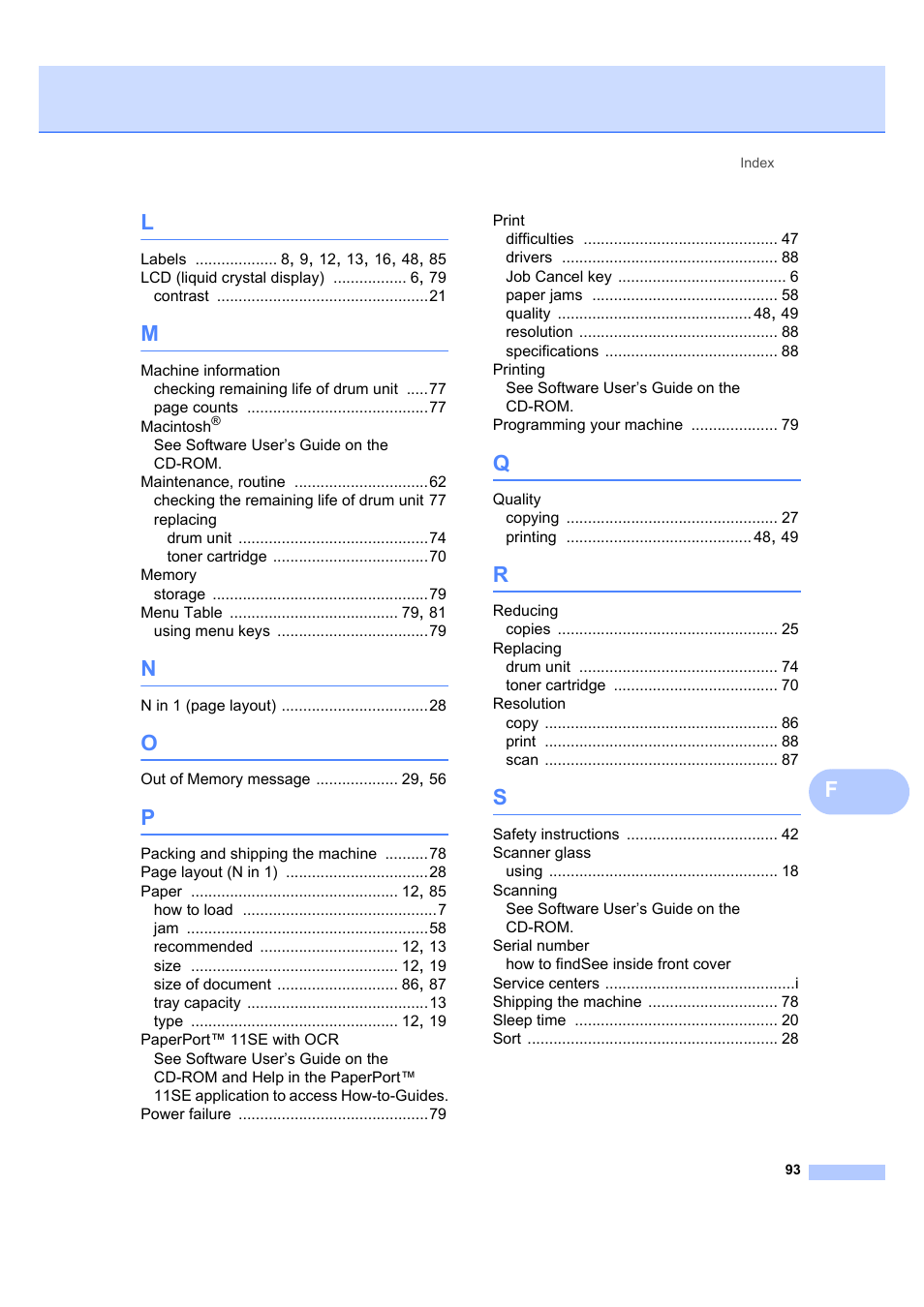Brother DCP-7040 User Manual | Page 105 / 108
